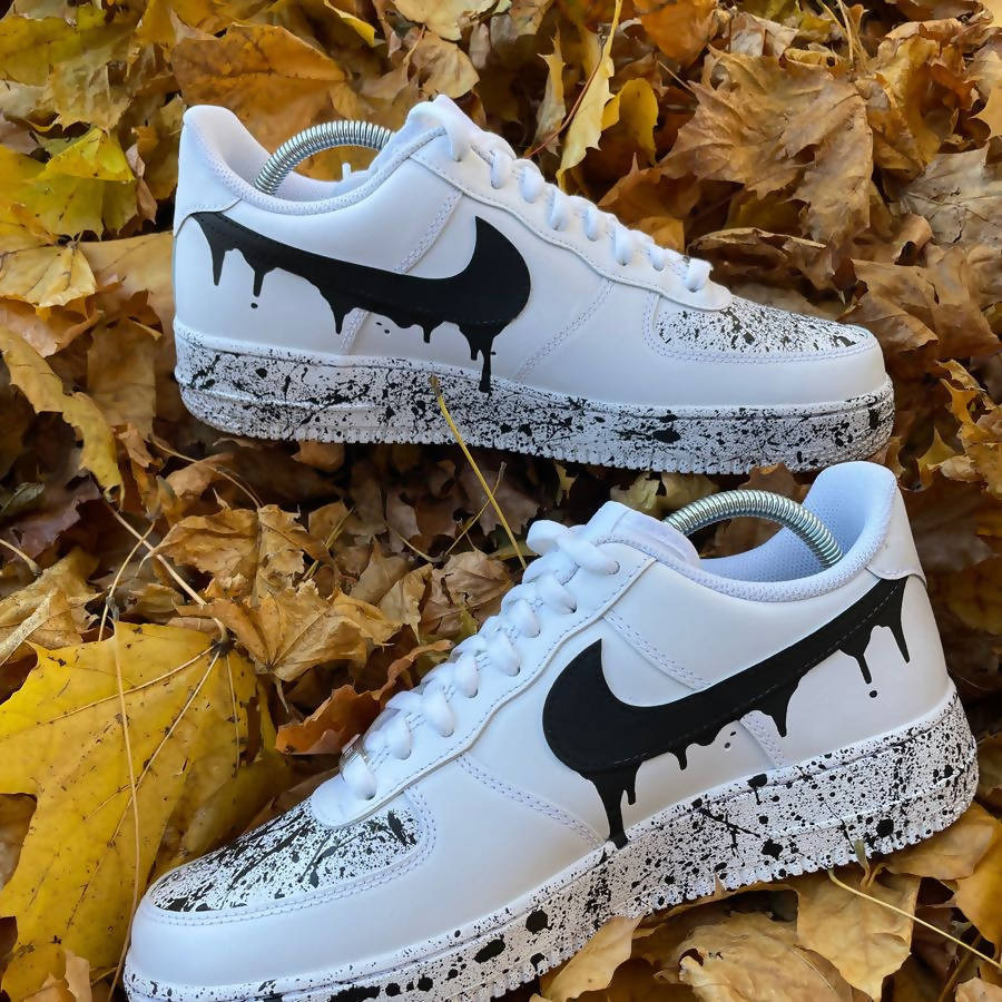 'Black Drip' Air Force 1 - Image 3