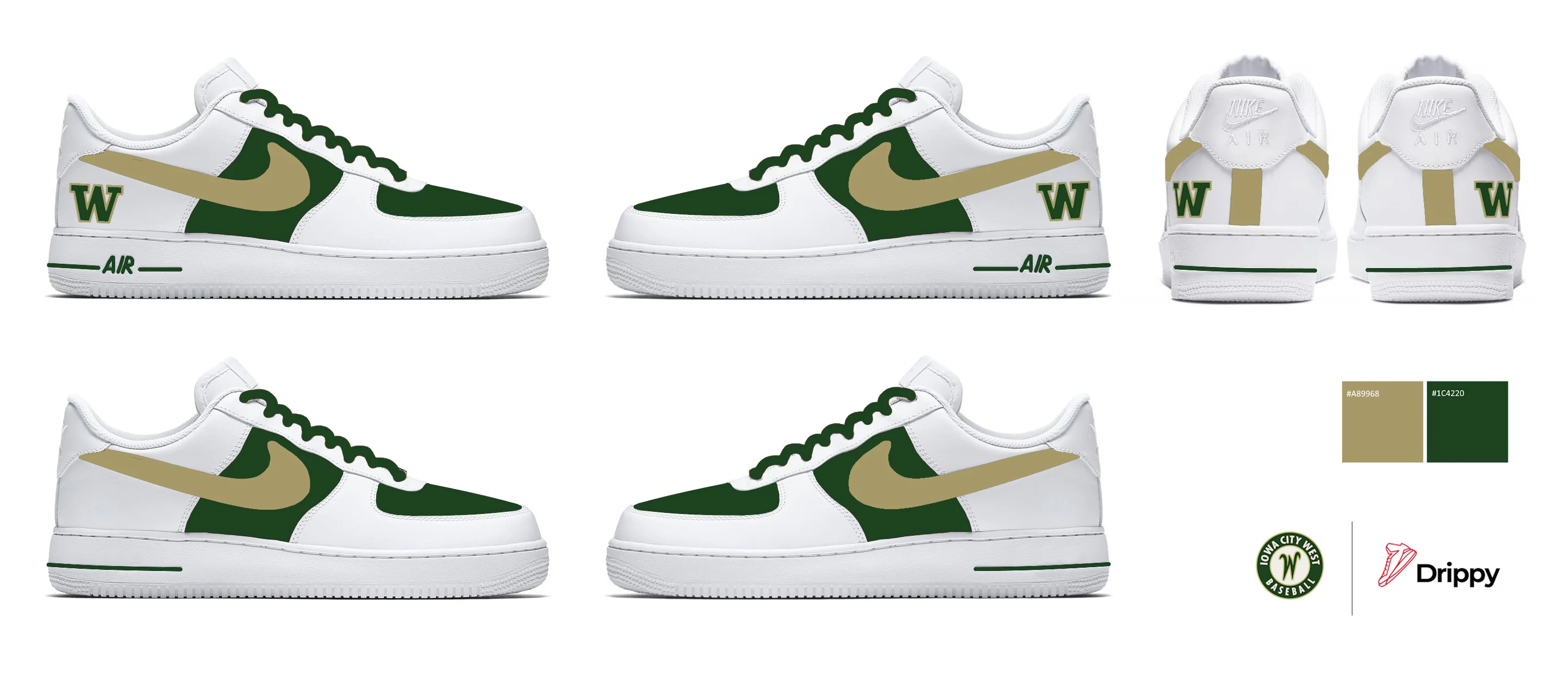 'Iowa City West' Custom Air Force 1 - Image 6