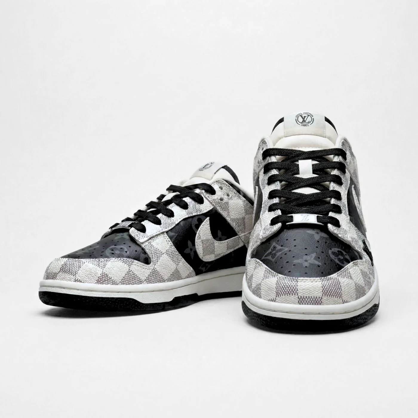 Royal Black LV Dunks Low - Image 3