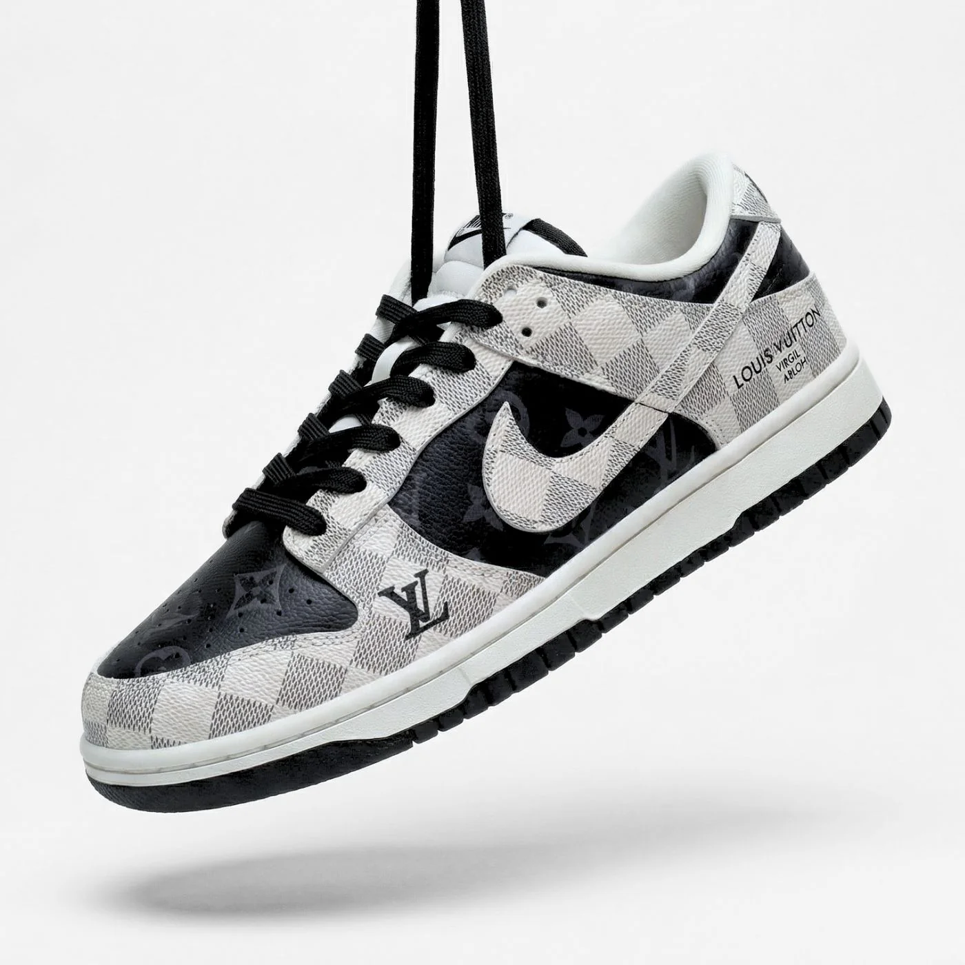 Royal Black LV Dunks Low - Image 4