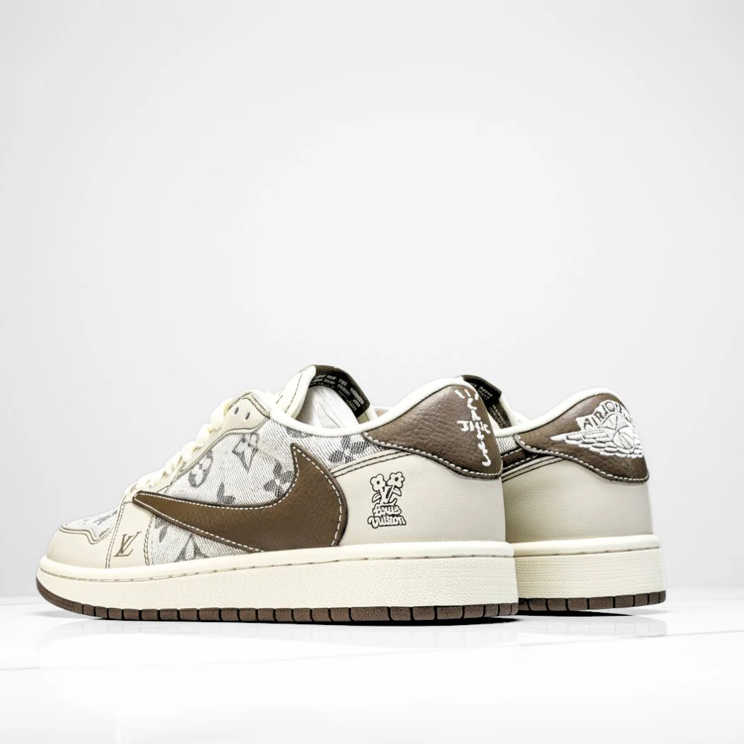 Vintage LV Jordan 1 - Image 4